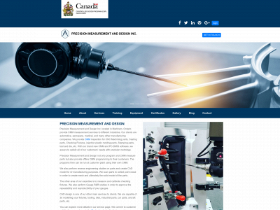 pmdmetrology.com snapshot