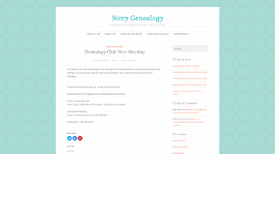 novygenealogy.com snapshot