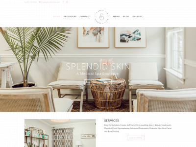 splendid-skin.com snapshot