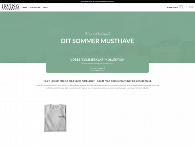 irvingcopenhagen.dk snapshot