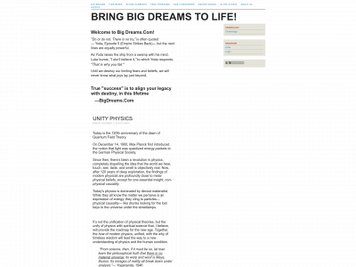 bigdreams.com snapshot