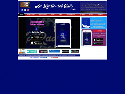 laradiodelgato.com snapshot