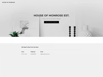 houseofmonrose.com snapshot