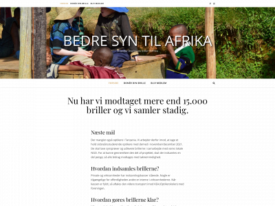 bedresyntilafrika.dk snapshot
