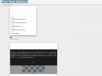 studychessopenings.com snapshot