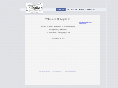 argilla.se snapshot