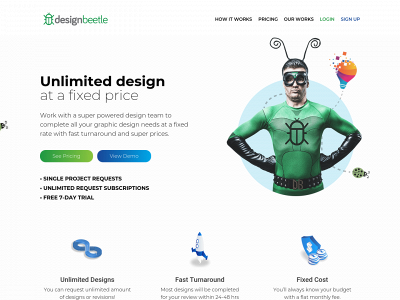 designbeetle.com snapshot