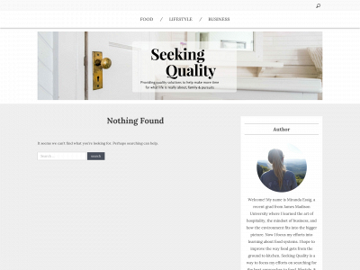 seekingqualitynow.com snapshot