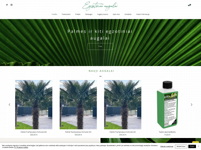 palme.lt snapshot