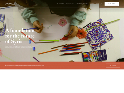 karamfoundation.org snapshot