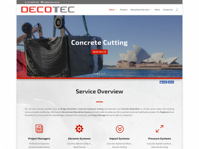 decotec.com.au snapshot