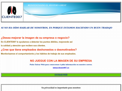 cliente007.es snapshot