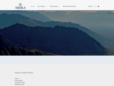 aquilacoffeeworks.com snapshot