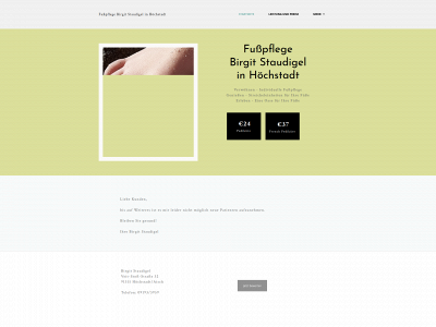 fusspflegehoechstadt.de snapshot