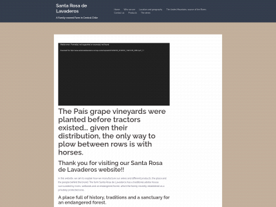 santarosadelavaderos.com snapshot