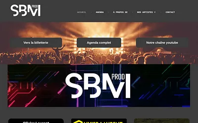 sbmproduction.com snapshot