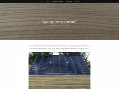 springcreeksawmill.com snapshot