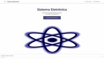 sistemaeletronica.negocio.site snapshot