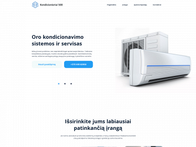 kondicionieriai500.lt snapshot