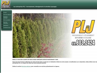 terrassementplj.com snapshot