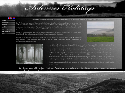 ardennesholidays.com snapshot