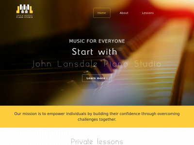 johnwlansdalepianostudio.com snapshot