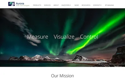 aurorasolartech.com snapshot