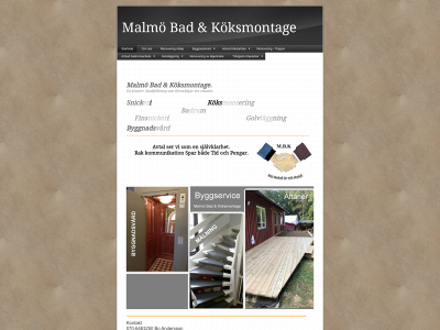 malmobadkoksmontage.se snapshot