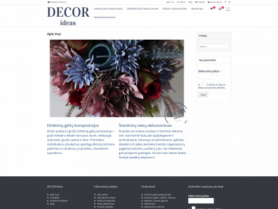decorideas.lt snapshot