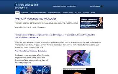 americanforensic.org snapshot