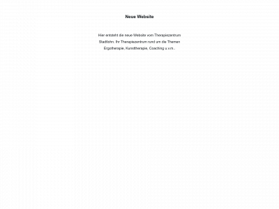 therapiezentrum-stadtlohn.de snapshot