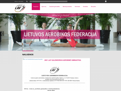 lietuvosaerobikosfederacija.org snapshot