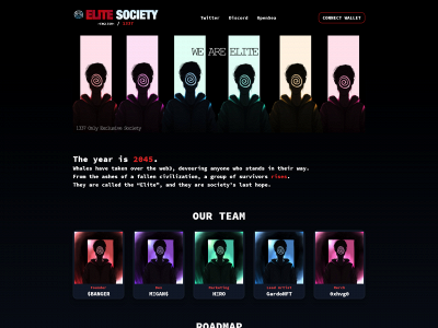 elitesociety.io snapshot