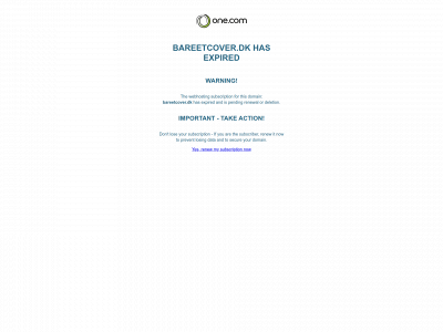 bareetcover.dk snapshot