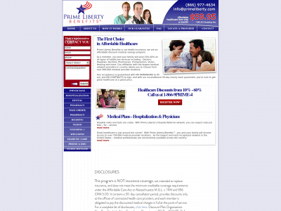 primeliberty.com snapshot