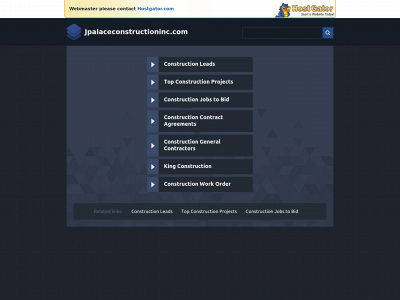 jpalaceconstructioninc.com snapshot
