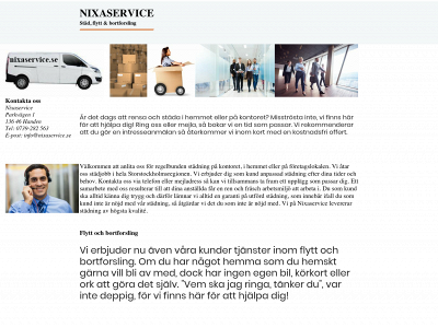 nixaservice.se snapshot