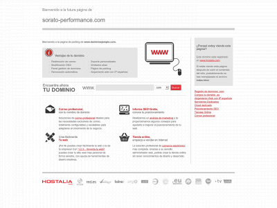 sorato-performance.com snapshot