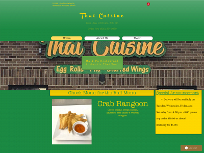 www.thaicuisine.store snapshot