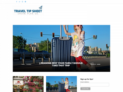 traveltipsheet.com snapshot