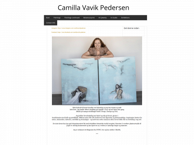 camillavavikpedersen.com snapshot