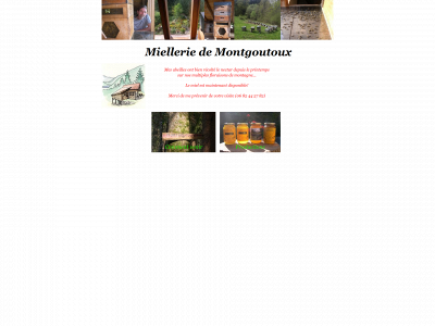 mielleriedemontgoutoux.com snapshot