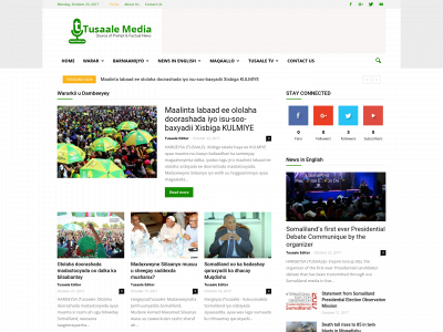 tusaalemedia.com snapshot