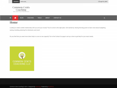 commoncentscoach.com snapshot