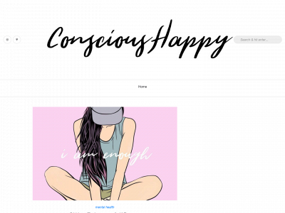 conscioushappy.com snapshot