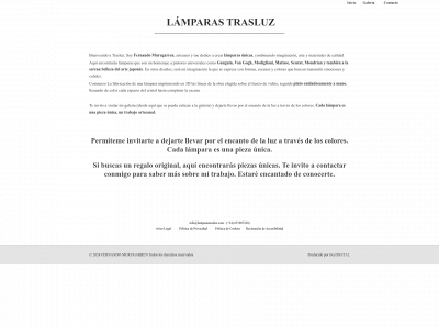 www.lamparastrasluz.com snapshot