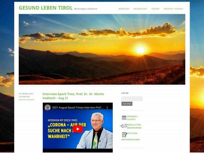 gesundlebentirol.com snapshot