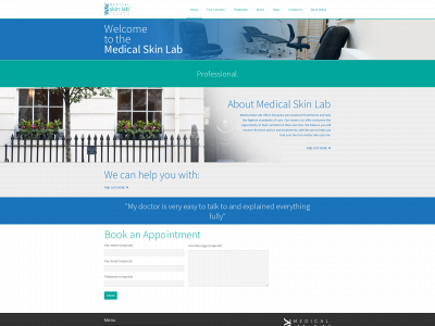 medicalskinlab.com snapshot