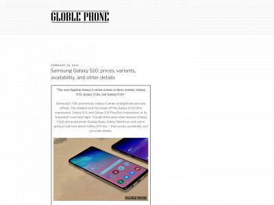 globlephone.in snapshot