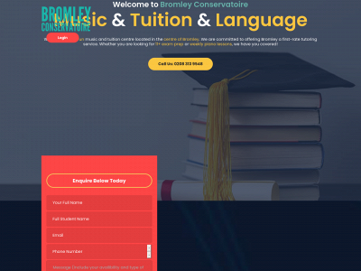 bromley-conservatoire.co.uk snapshot